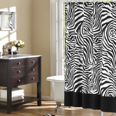 Animal Print Shower Curtains | Wayfair