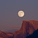 Half Dome, Full Moon