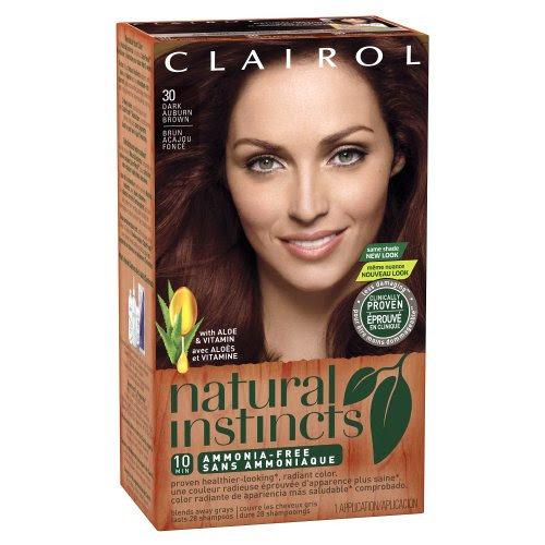 Clairol Natural Instincts Dark Auburn Hair Color