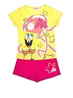 Licencias Pijama Niña Bob Esponja Helado (Amarillo / Rosa)