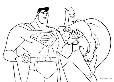 Superman Coloring Pages