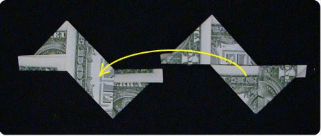 make a ninja star out of money