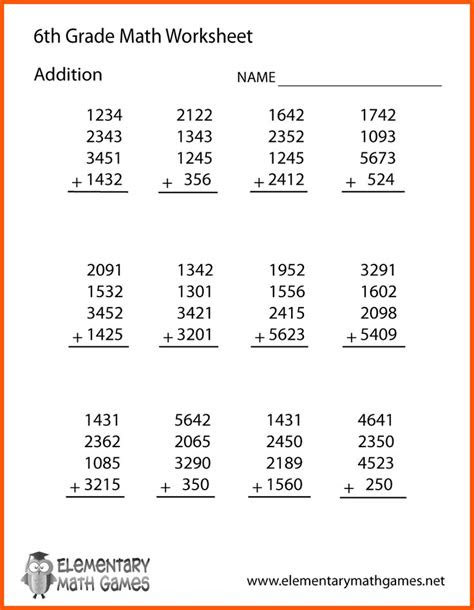 math worksheets for sixth grade pre algebra worksheets math practice