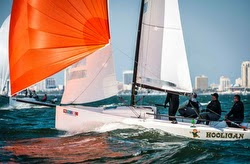 J/70 sailing St Pete NOOD