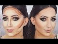 Cream Highlight and Contour Application