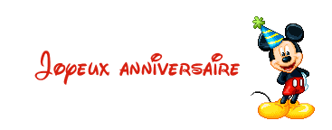 Joyeux Anniversaire Ricou Fred Tyros Studio