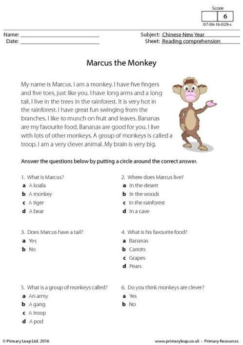  reading comprehension worksheets elementary reading comprehension