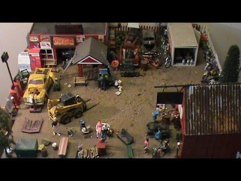TWO MODEL CAR DIORAMAS 1/25 SCALE DETAIL UPON DETAIL  YouTube
