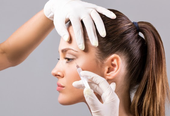 Young Woman Getting Botox