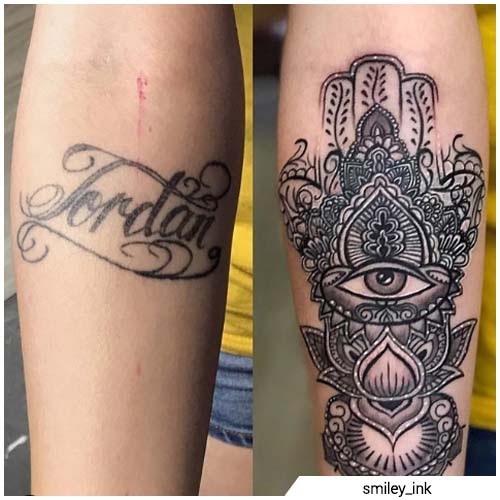 20+ Ide Penting Cover Up Tato Di Dada