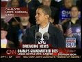Video Obama Tears Up Over Grandmother: "She was a Quiet Hero"