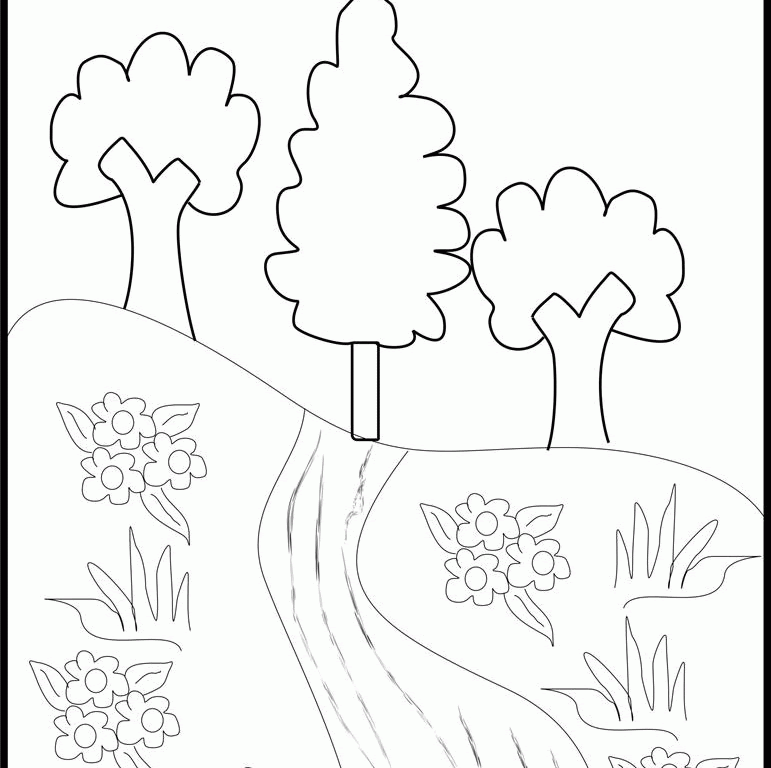 Free Scenery Coloring Pages Download Free Clip Art Free Clip Art On Clipart Library Make your world more colorful with printable coloring pages from crayola.