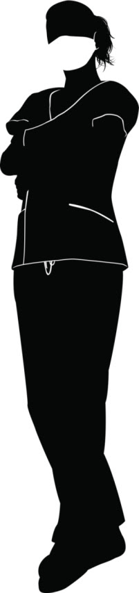 Download Nurse Silhouette Vector at GetDrawings | Free download
