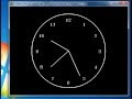 Analog clock in c - Simplified