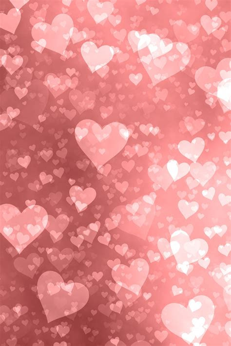 Back in the day, many people would list their phone numbers in the white pages. iPhone Background - Hearts | Happy Valentineâs Day