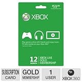 Xbox LIVE 12 Month Gold Membership