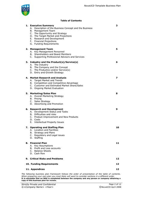 免费 Basic Company Business Plan | 样本文件在
