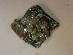 Paua shell & CZ