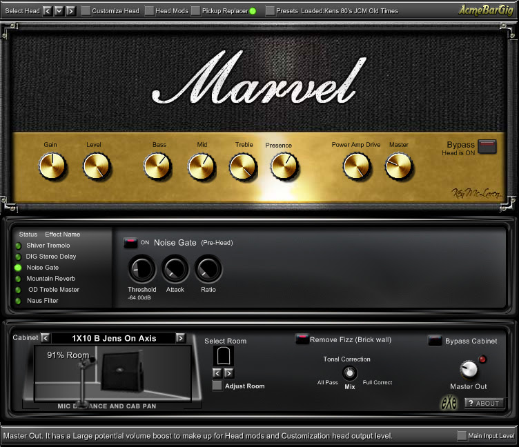 Download Free 6 guitar amps plug-in: Shred Suite by AcmeBarGig