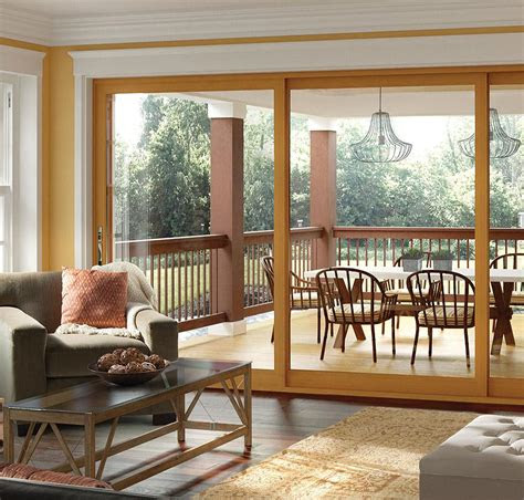 aluminum clad wood pocket glass walls moving glass wall