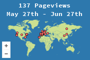 Locations of visitors to this page