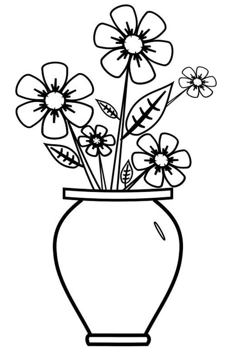Download Vase coloring pages to download and print for free