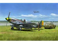 Tamiya 1/48 North American P-51D Mustang & U.S. Staff Car (89732) English Color Guide & Paint Conversion Chart - i0