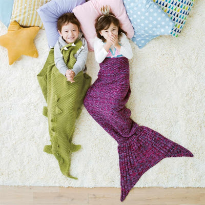 フェリシモキッズのめちゃカワイイ人魚ブランケット こむにっき