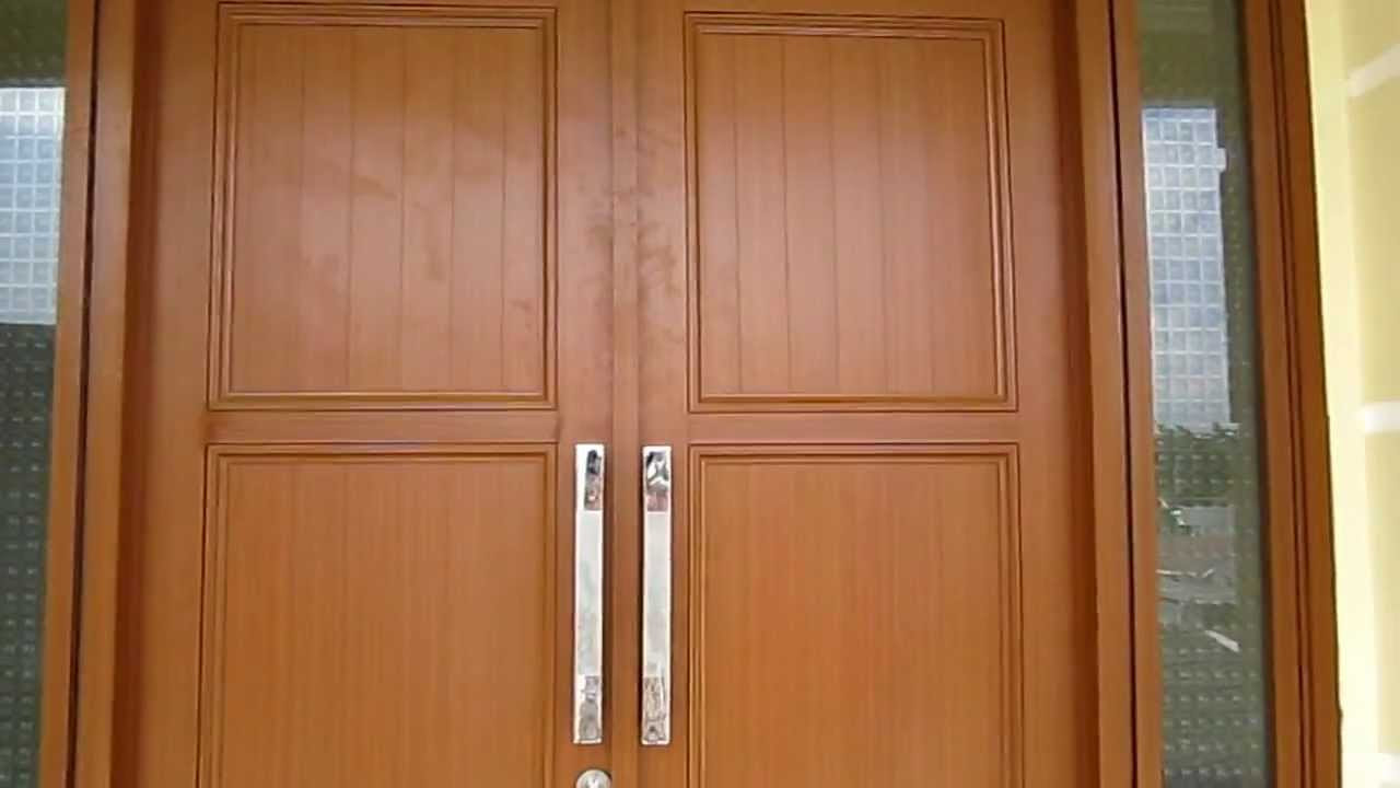  PINTU  ALUMINIUM URAT KAYU  YouTube