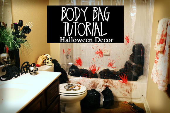 Body Bag Diy Halloween Decorations Dead Body Tutorial Inexpensive And Easy Decor Ideas Recycle Upcycle