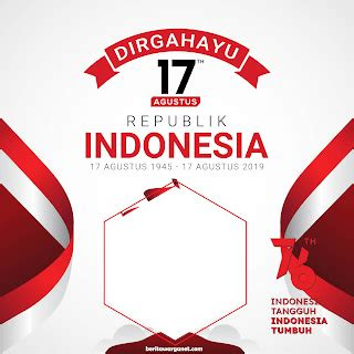 twibbon hut ri   png bingkai foto pilihan hari kemerdekaan