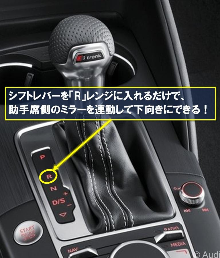 簡単3stepで設定完了 アウディ共通で バックする時のサイドミラーを自動調整する方法 S3スポーツバックオーナーによるお手頃輸入車レビュー