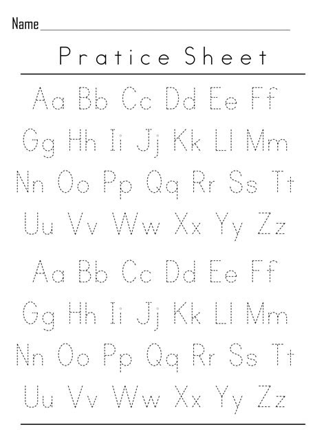 A practice sentence pdf worksheet: 10 best handwriting printable kindergarten worksheets printableecom