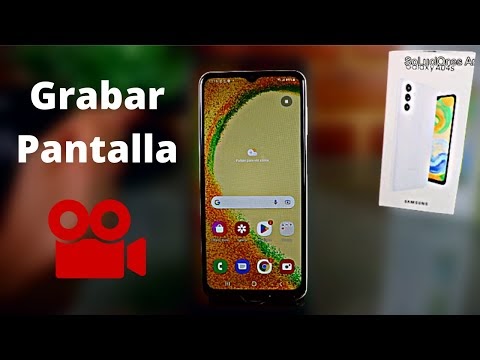 Cómo puedo  grabar la pantalla de Samsung Galaxy A04s