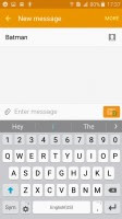 The Samsung keyboard - Samsung Galaxy J3 (2016) review
