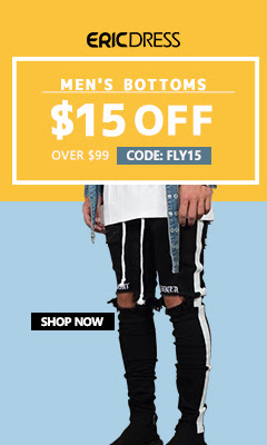 Ericdress Tops Extra 8% off over $29, code:JU8,Extra 12% off over 49, code:JU12, Shop Now!