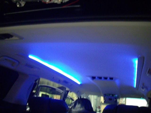 レンズ ルーフ間接照明カラー変更 Ledブルー