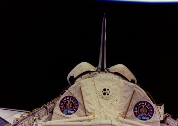 The Spacelab-3 research module, pictured aboard Challenger's payload bay during Mission 51B. Photo Credit: NASA, via Joachim Becker/SpaceFacts.de