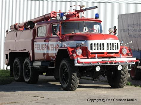 tankloeschfahrzeug tlf  auf zil  russische
