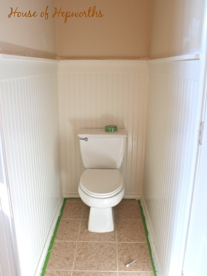 kids' bathroom update: paint and hardware (and a lot of snark)