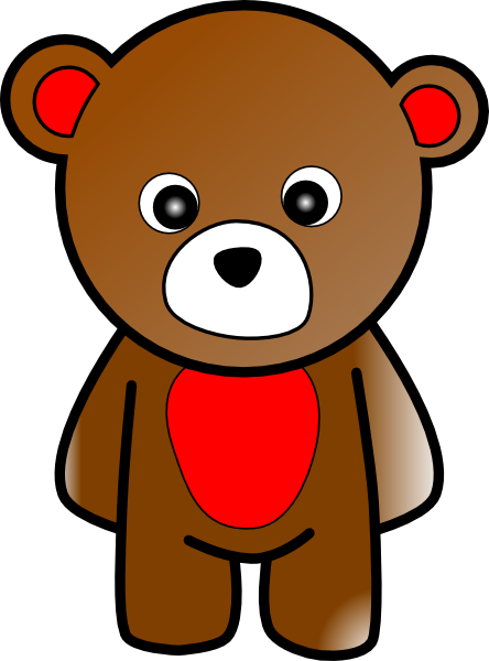 Download Totetude Bear Valentine Clip Art at Clker.com - vector ...