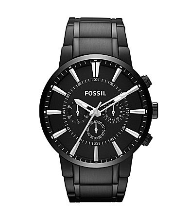 Fossil Mens Black Dress Watch #Dillards
