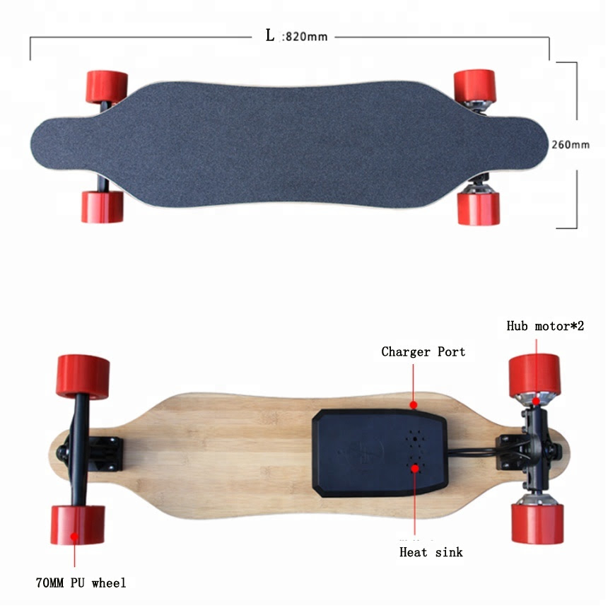 Yqebikes Wholesale 350w 2 Four Wheels Hub Motor Trucks Boosted Board Electric Skateboard Gold Supplier Buy Electric Skateboard Skateboard Boosted Board Electric Skateboard Product On Alibaba Com