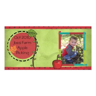 Apple Picking Photo card photocard
