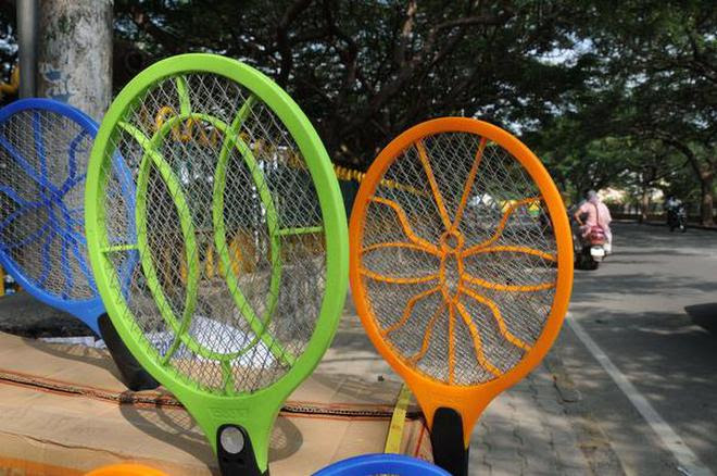 Mosquito killer tennis bats, these China made bats ranges from Rs 90 to Rs 150.
