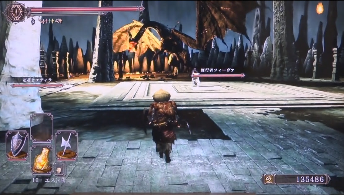 ダークソウル2 Dlc 聖壁の都 サルヴァ 眠り竜シンとの戦い ネタばれ注意 週末プログラマーのだらだら日記