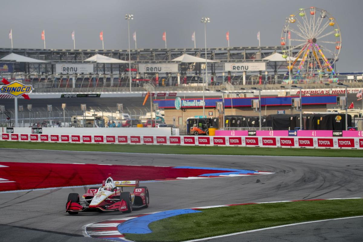 IndyCar Champion Newgarden Shakes Down the ROVAL ...