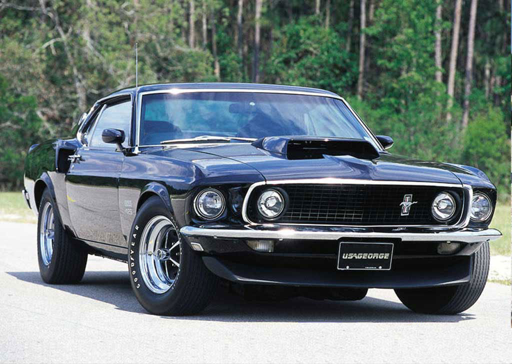 1969 Ford Mustang Boss 429 Wallpaper 1024 X 768