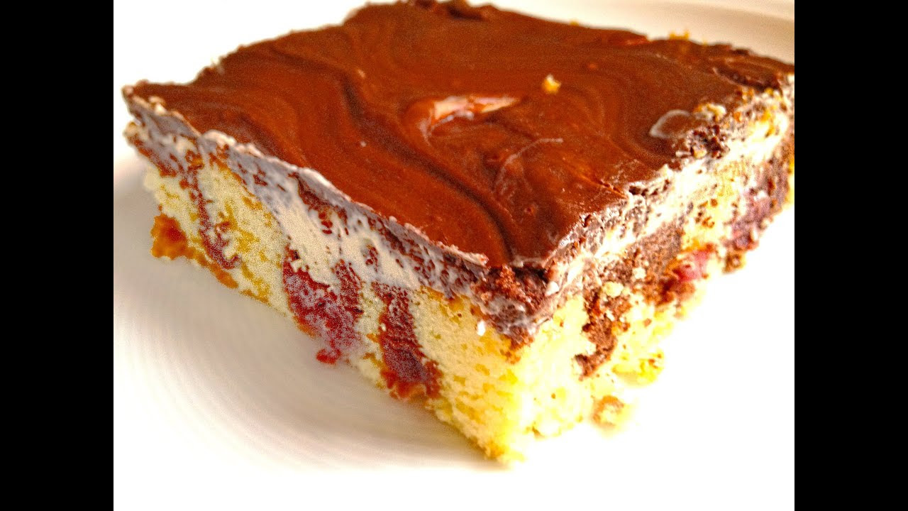 Donauwelle Rezept Kuchen backen mit einfach Kochen Teil 2 ...