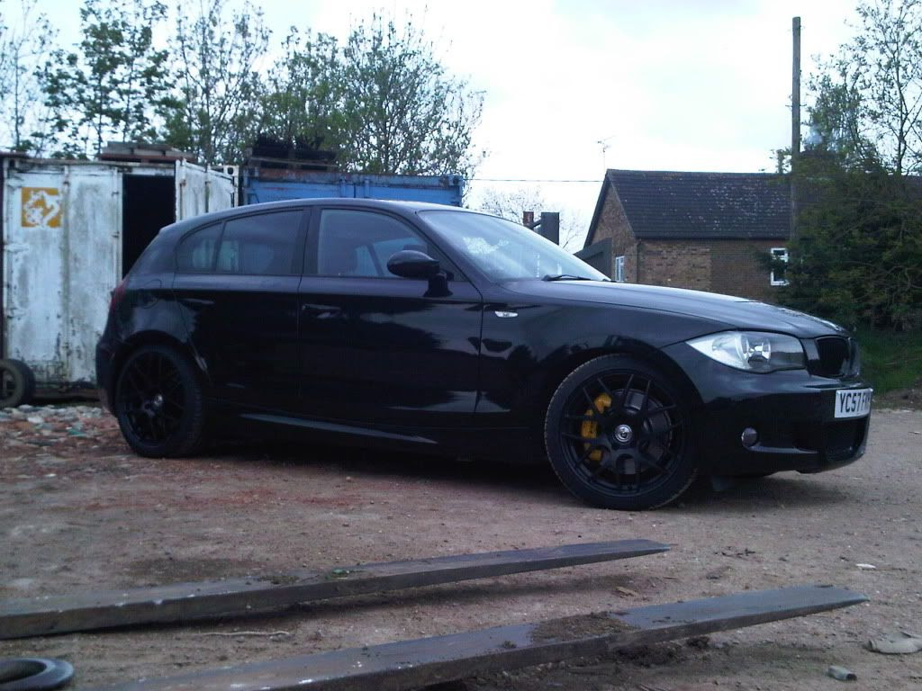 with the yellow calipers